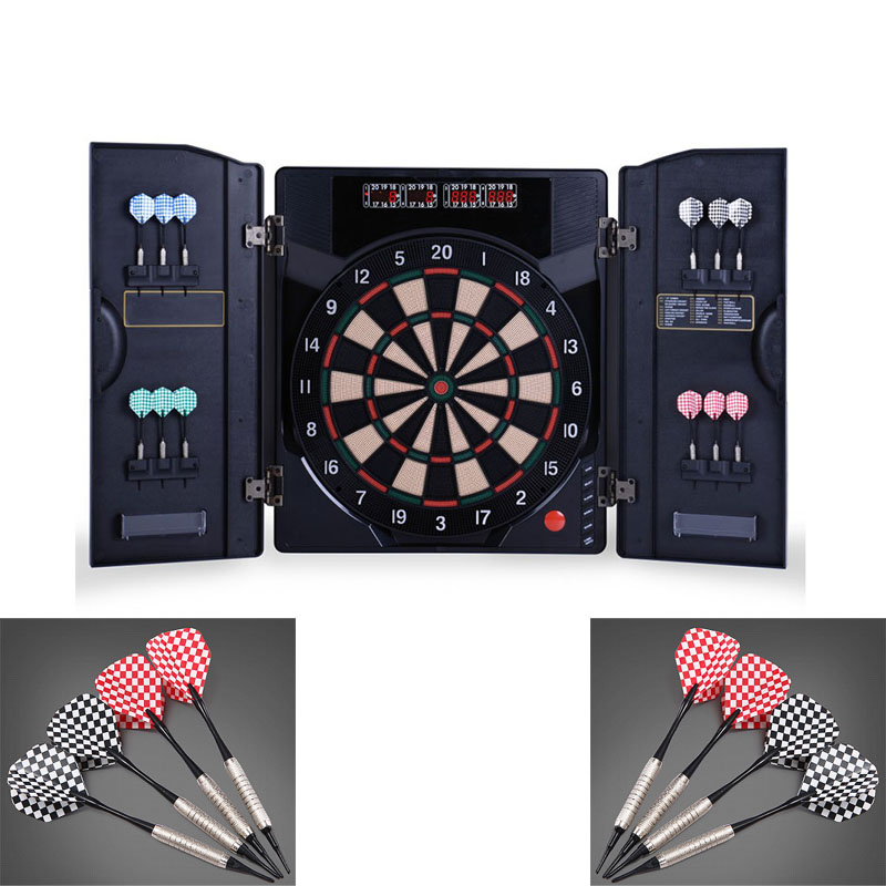 Electronic Dartboard Cabinet - Electronic Dart Cabinet With Automatic Scoring