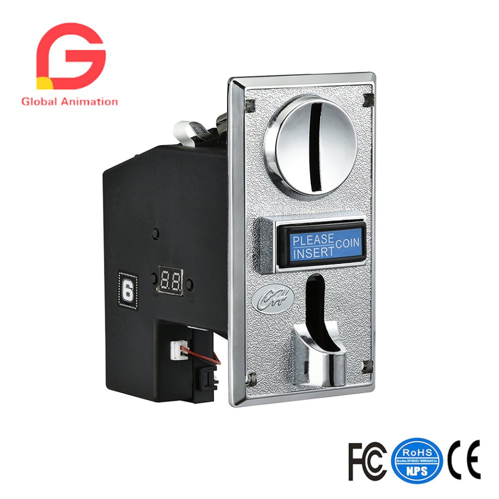 Vending Arcade Games - CH-924, 4 Multi Coin Mech Acceptor
