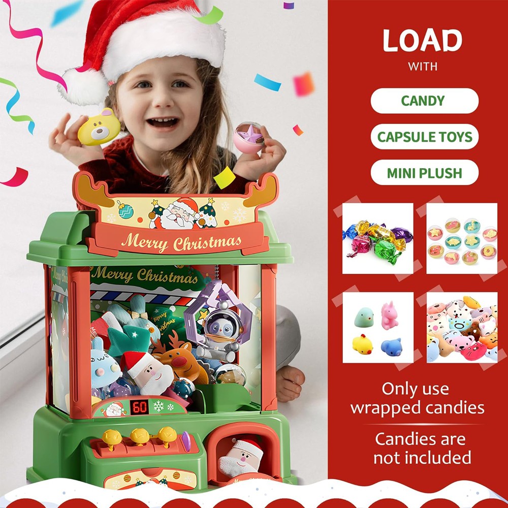Christmas Claw Machine For Kid - Vending Arcade Games 评论和价格