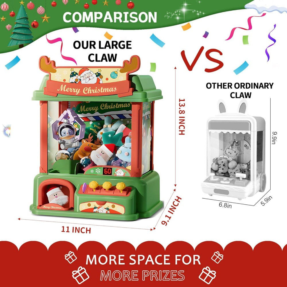 Christmas Claw Machine For Kid - Vending Arcade Games 评论和价格