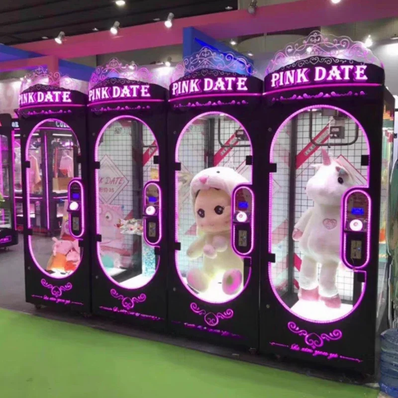 A- Pink Date Scissors Cut Priz - Arcade Prize Vending Machine 评论和价格