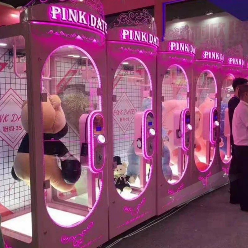 A- Pink Date Scissors Cut Priz - Arcade Prize Vending Machine 评论和价格