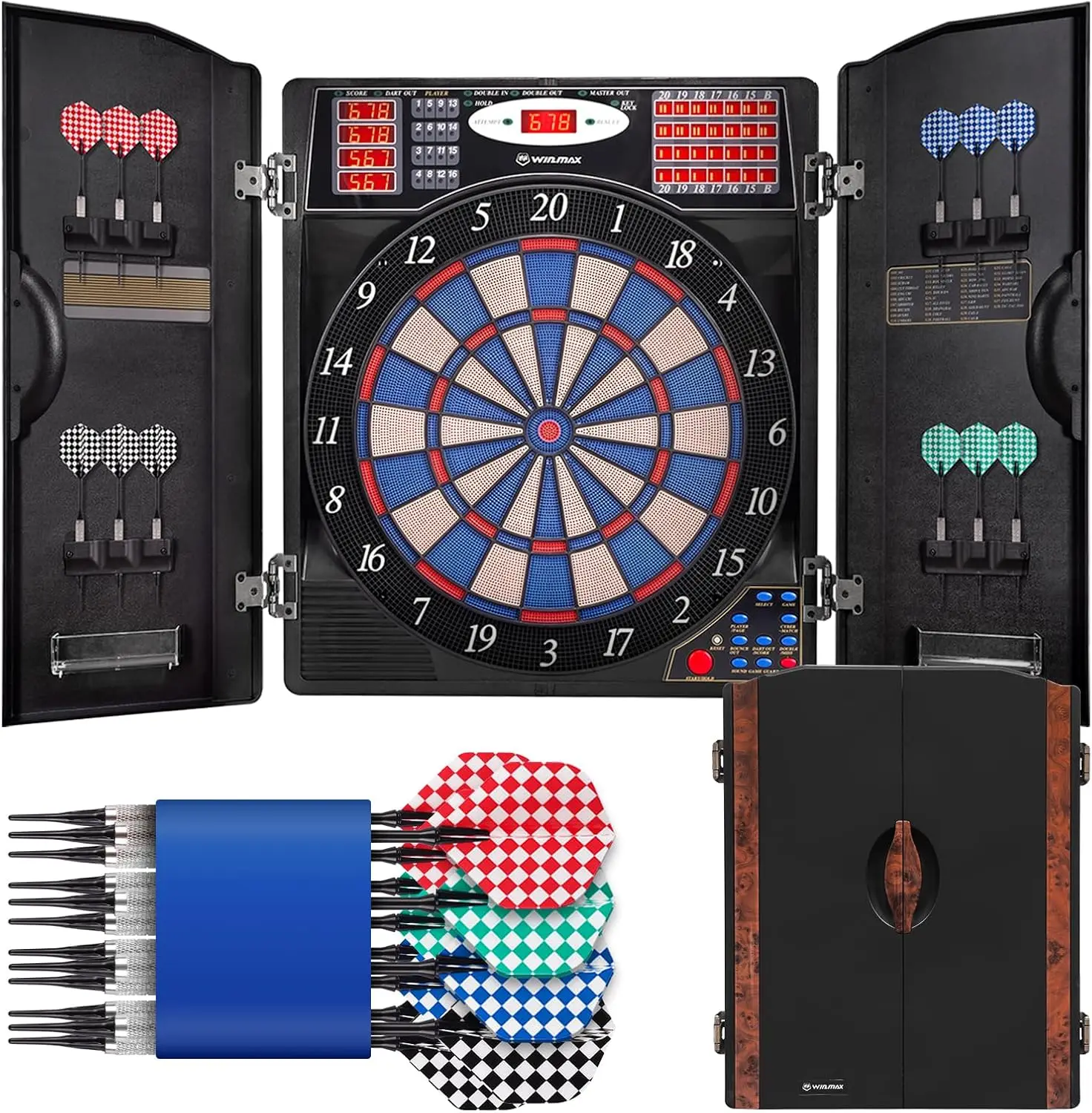 Electronic Dart Board Cabinet  - Electronic Dartboard Cabinet 评论和价格