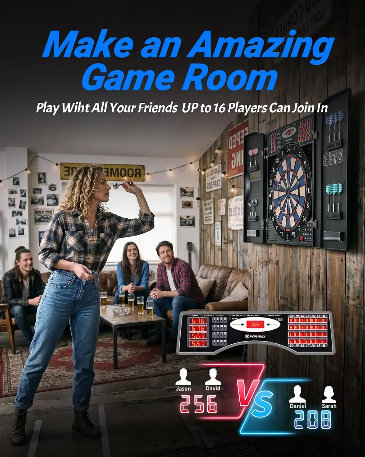 Electronic Dart Board Cabinet  - Electronic Dartboard Cabinet 评论和价格