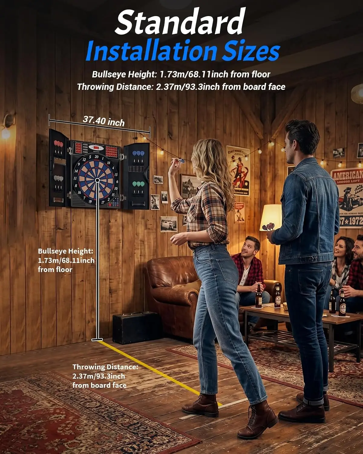Electronic Dart Board Cabinet  - Electronic Dartboard Cabinet 评论和价格