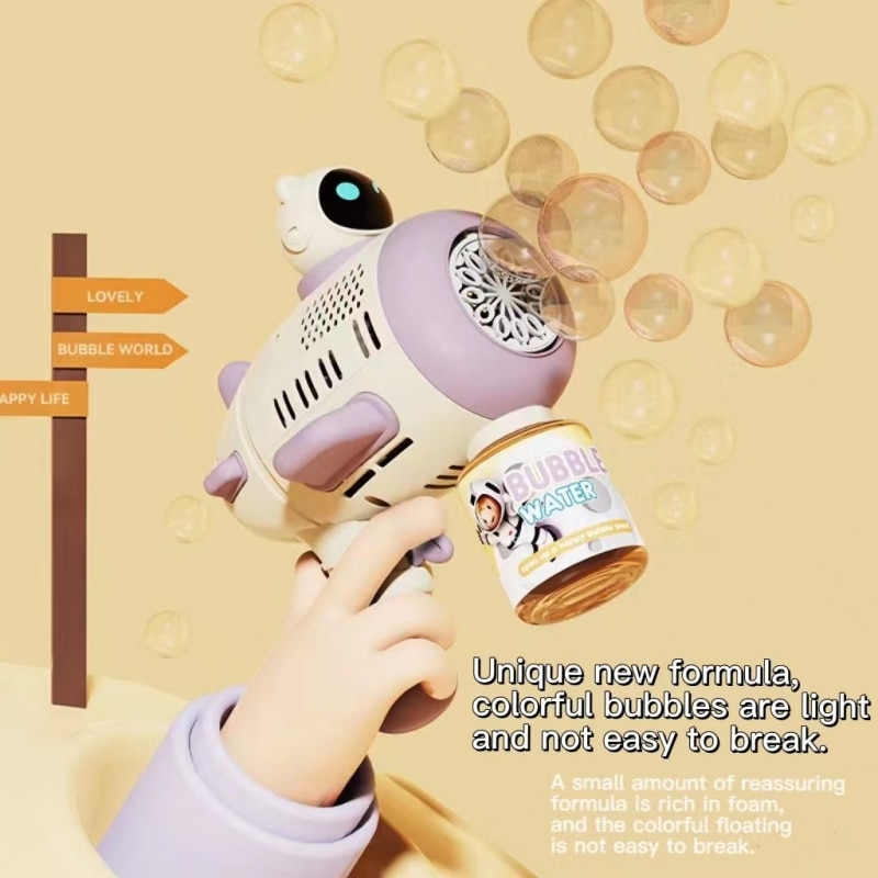 Purple Bubble Machine for Chil - Bubble Gum Machine 评论和价格