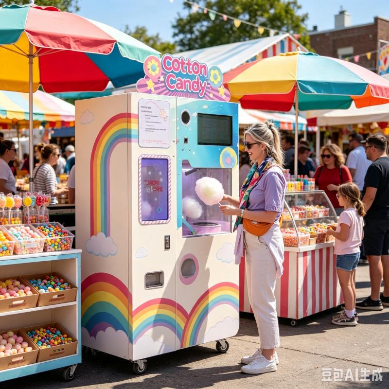 Cotton Candy Vending Machine A - Candy Floss Machine 评论和价格