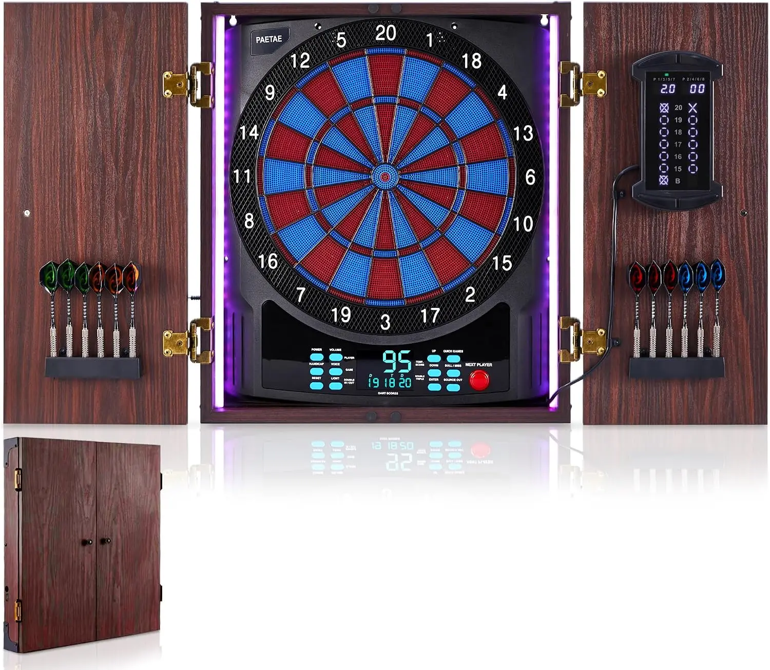 Electronic Dartboard Cabinet S - Electronic Dartboard Cabinet 评论和价格