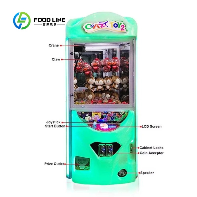 Customized Coin Operated Arcad - Arcade Toy Claw Vending Machine 评论和价格