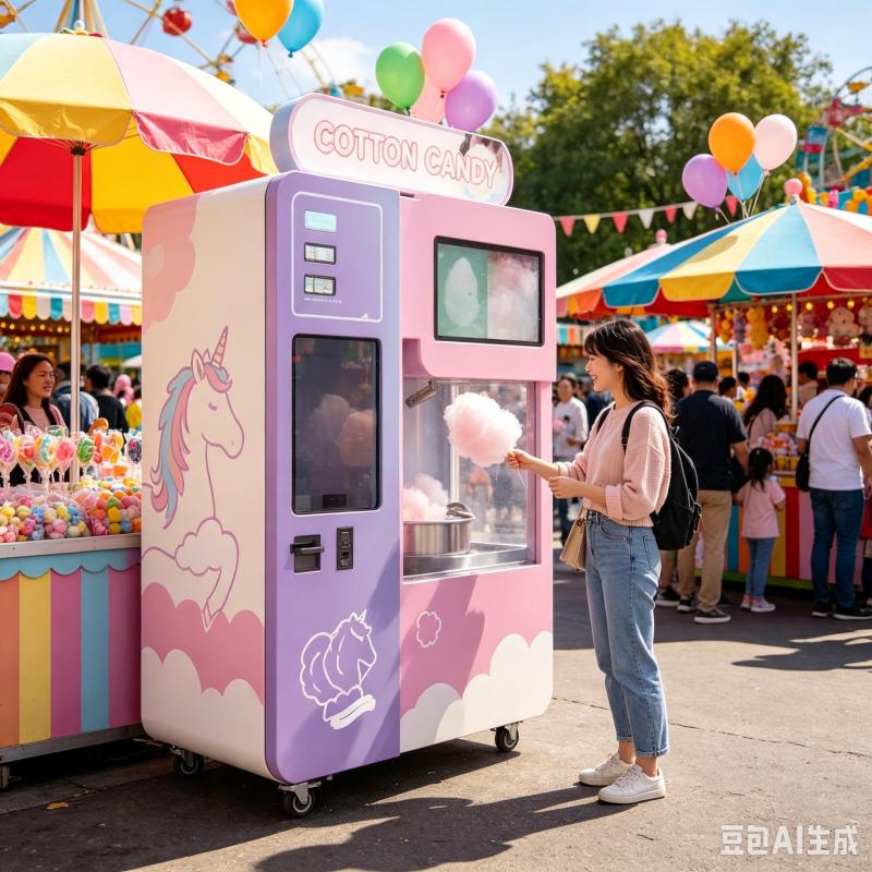 Smart Cotton Candy Vending Mac - Candy Floss Machine 评论和价格