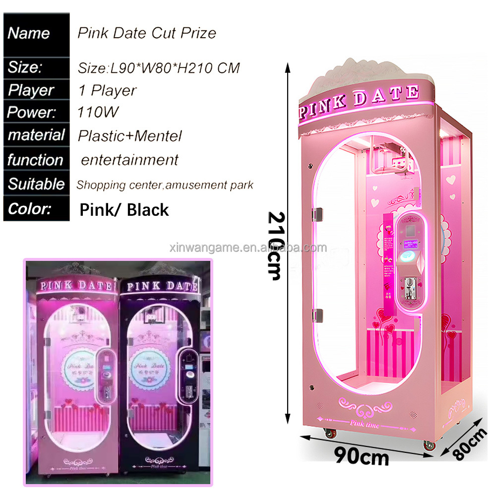 Pink Date Gift Pluche Plush Ki - Arcade Toy Claw Vending Machine 评论和价格