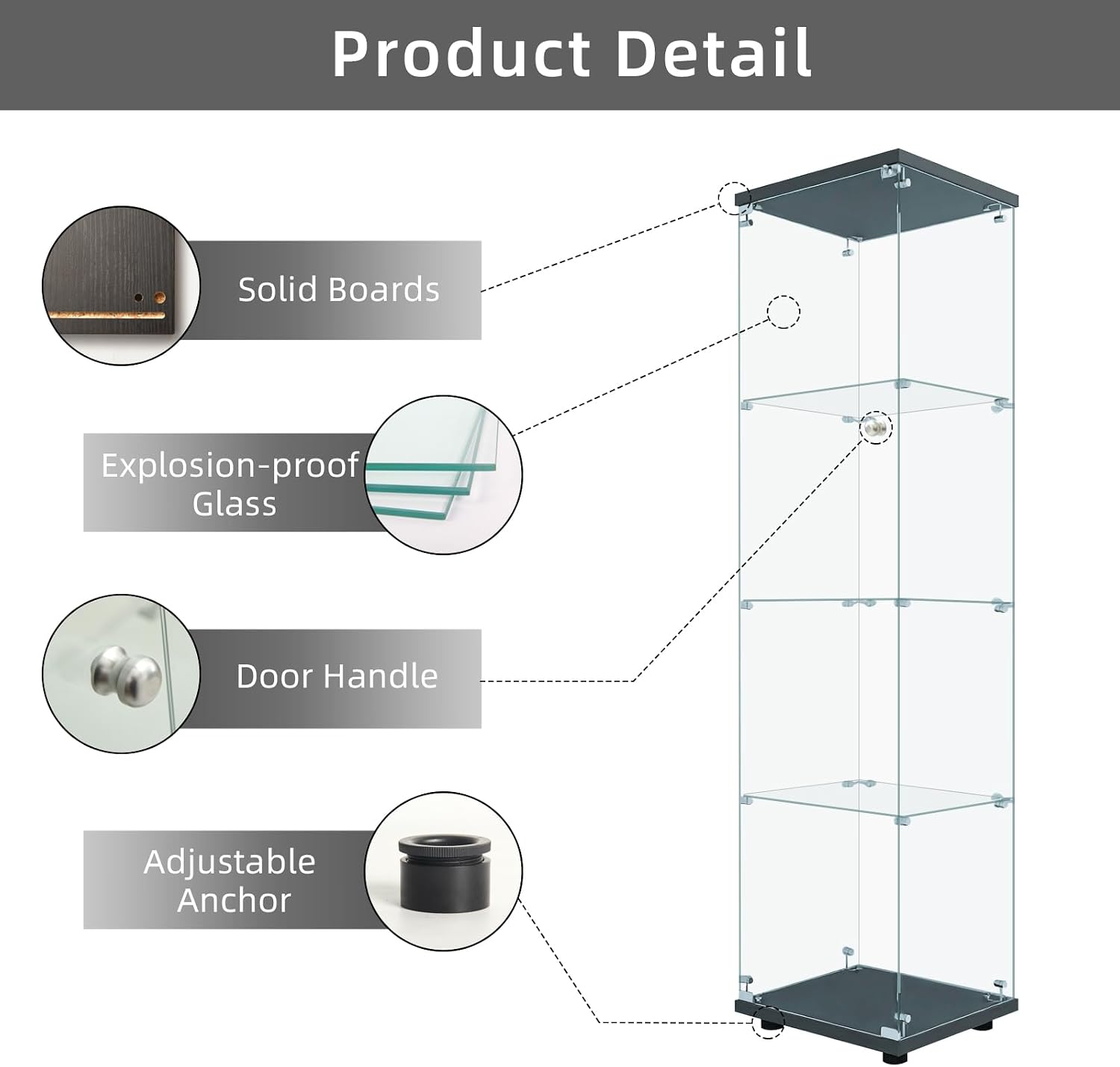 Glass Display Cabinet With Loc - Glass Cabinet Display 评论和价格
