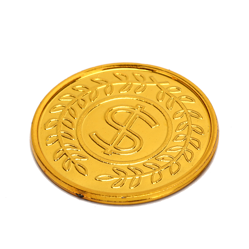 100pcs 3.5cm Retro Pirate Coin - Arcade Game Coin 评论和价格