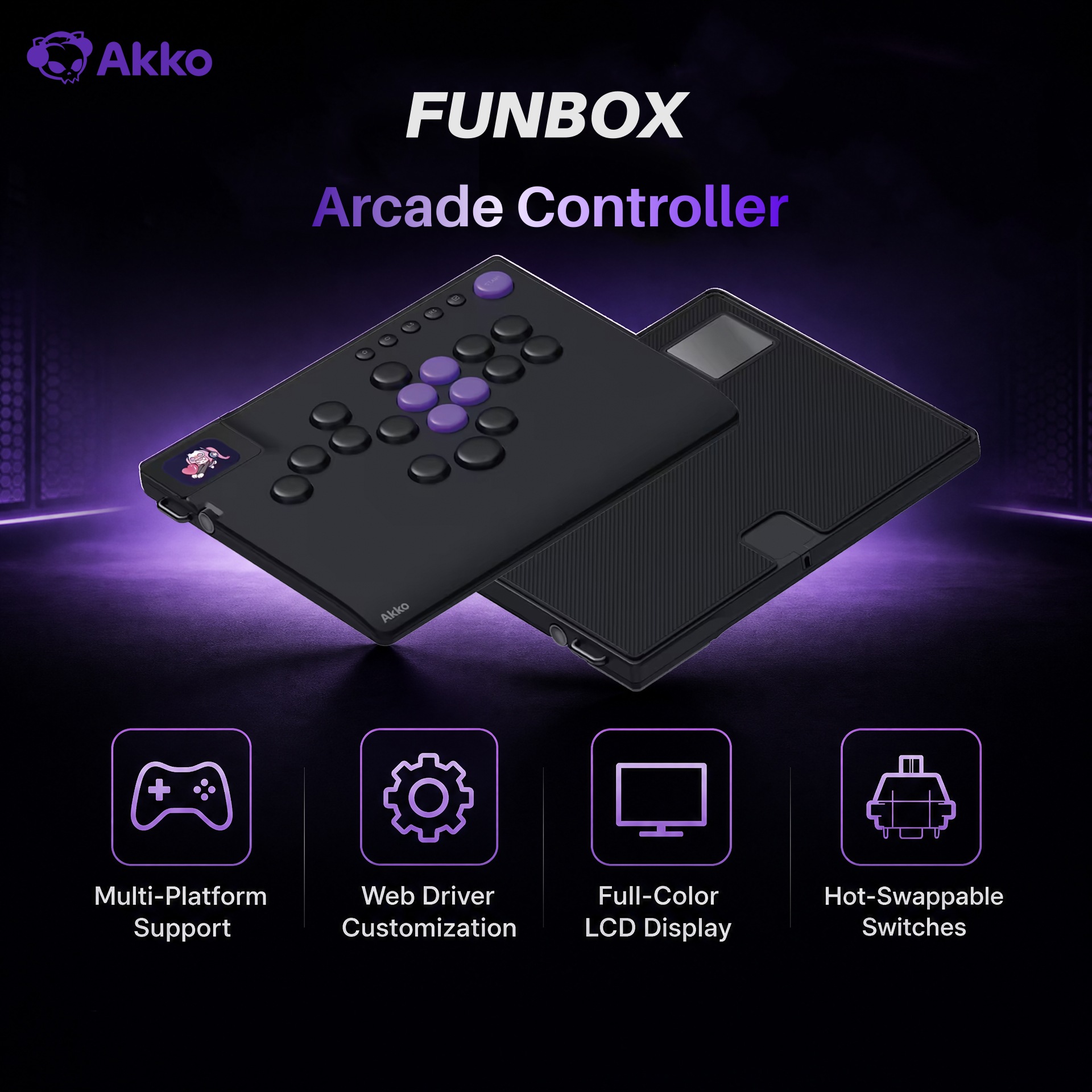 Akko FUNBOX Magnetic Leverless - Arcade No 评论和价格
